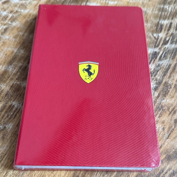 Ferrari Other - Ferrari Scarlet Journal with Iconic Emblem